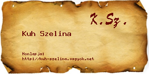 Kuh Szelina névjegykártya